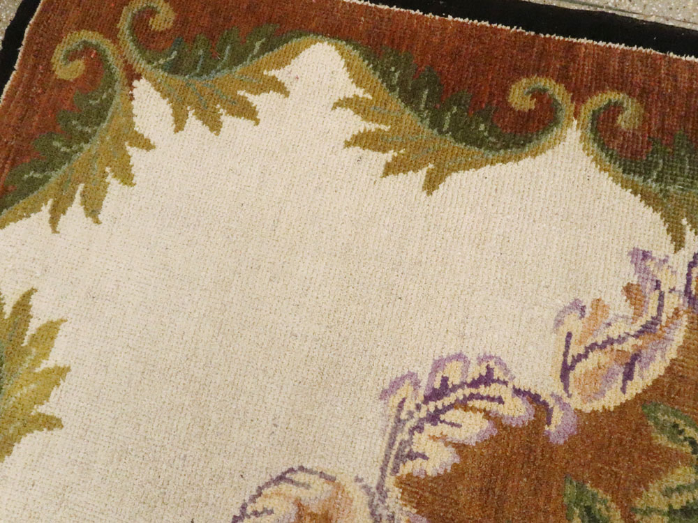 Vintage European Continental Carpet, No.8774 - Gss