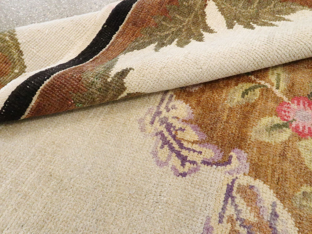 Vintage European Continental Carpet, No.8774 - Gss