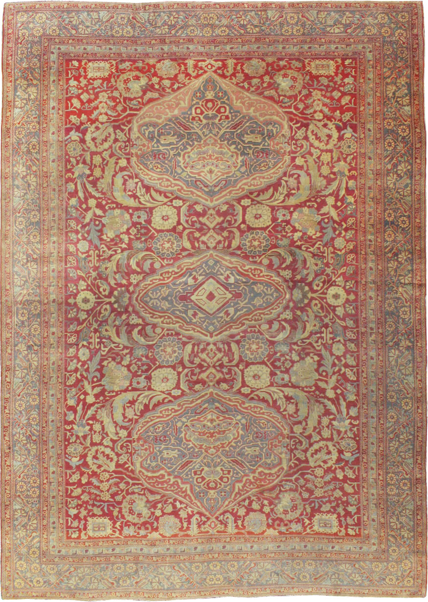 Vintage Turkish Herekeh Carpet, No.8781 - Gss
