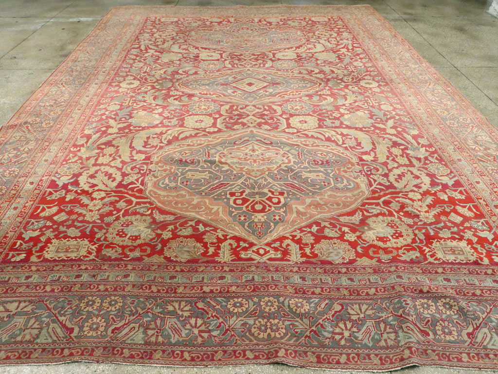 Vintage Turkish Herekeh Carpet, No.8781 - Gss