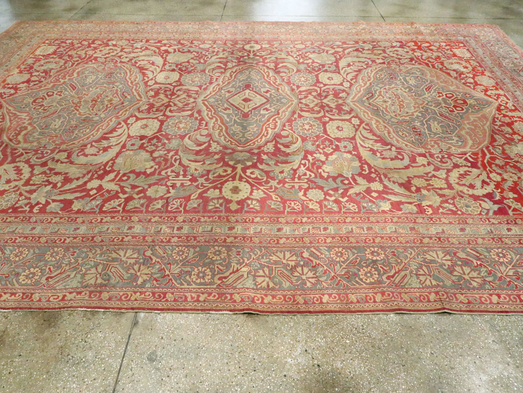Vintage Turkish Herekeh Carpet, No.8781 - Gss