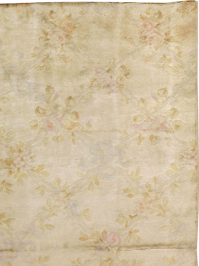 Vintage European Savonnerie Carpet, No.8783 - Gss