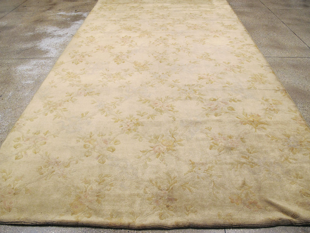Vintage European Savonnerie Carpet, No.8783 - Gss