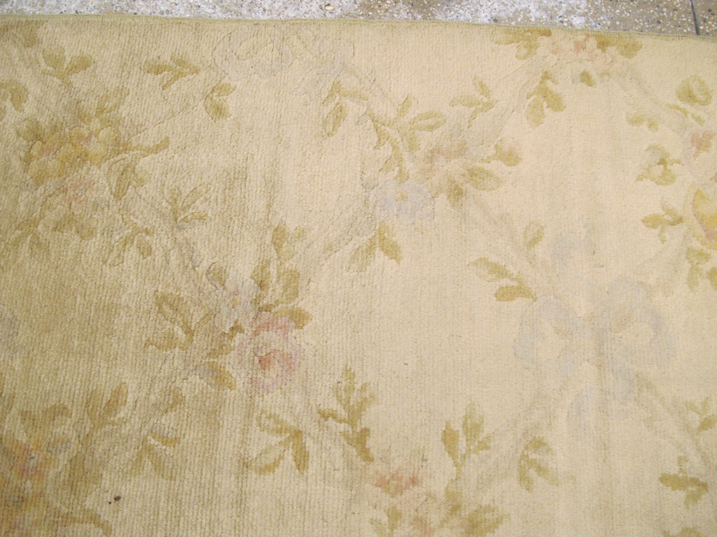 Vintage European Savonnerie Carpet, No.8783 - Gss