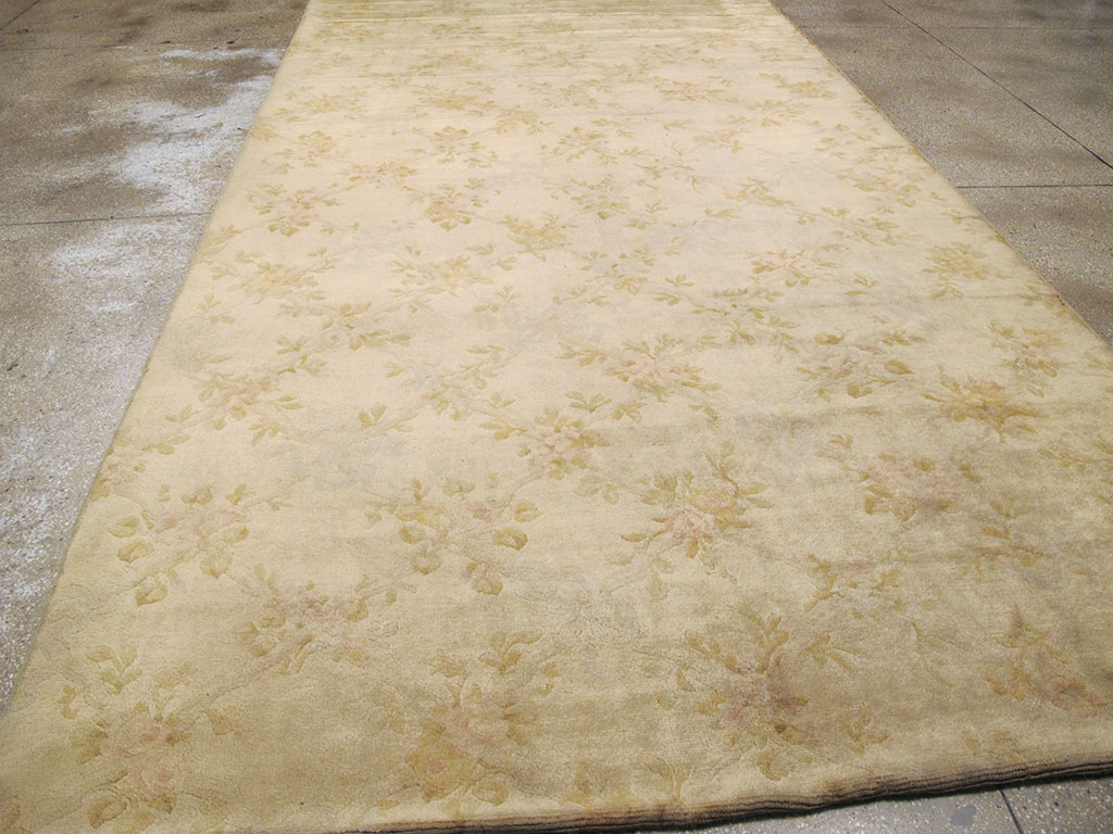Vintage European Savonnerie Carpet, No.8783 - Gss