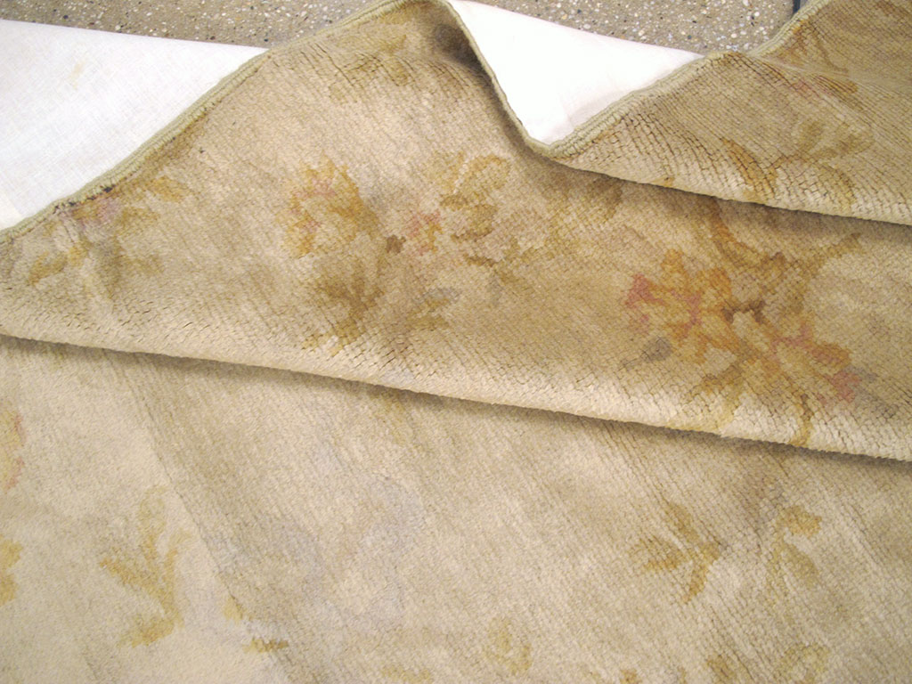 Vintage European Savonnerie Carpet, No.8783 - Gss