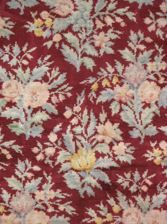Vintage European Savonnerie Carpet, No.8784 - Gss