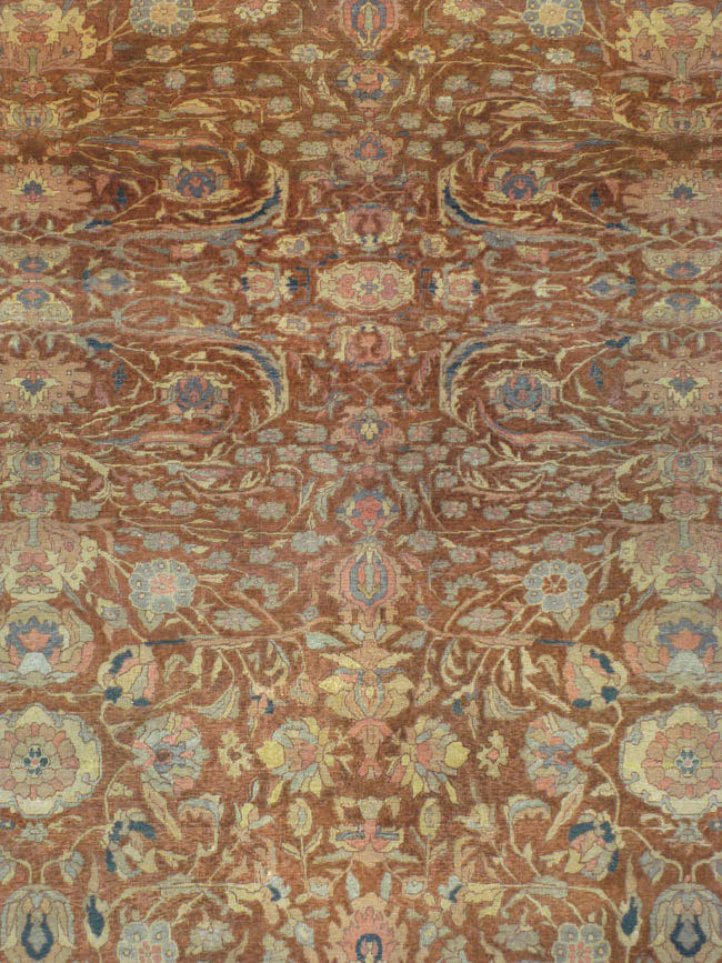 Antique Turkish Herekeh Square Carpet, No.8786 - Gss