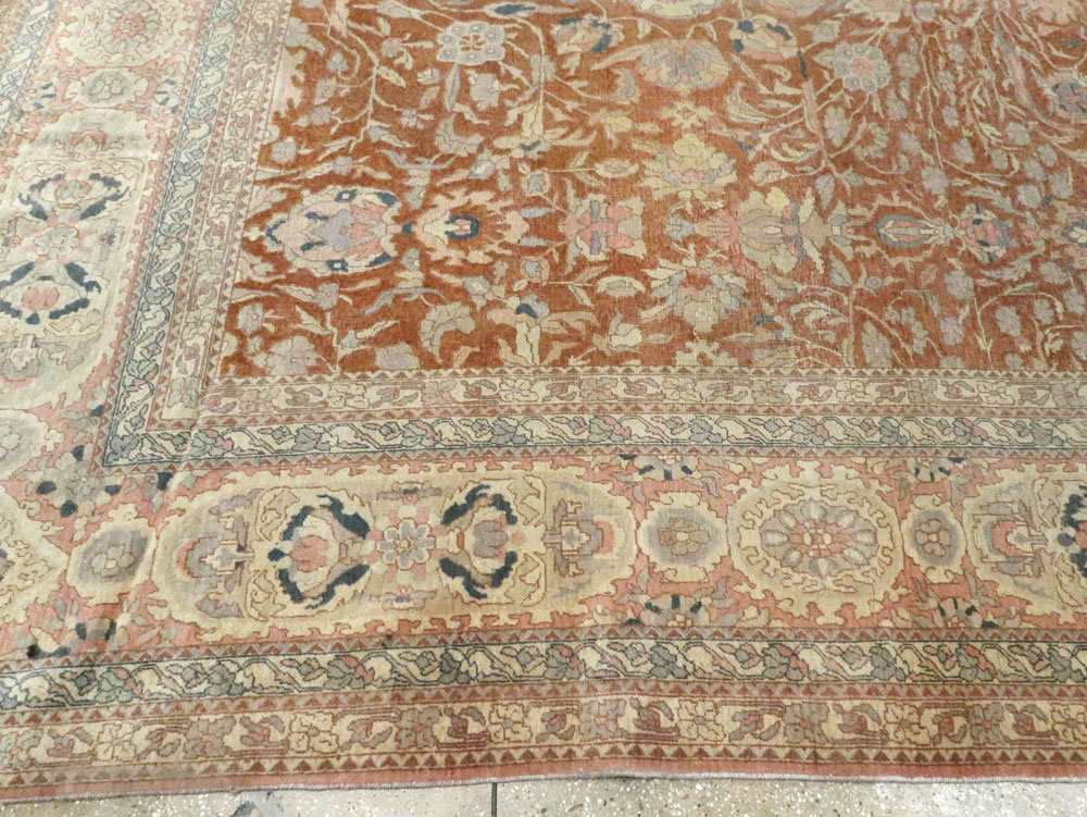 Antique Turkish Herekeh Square Carpet, No.8786 - Gss