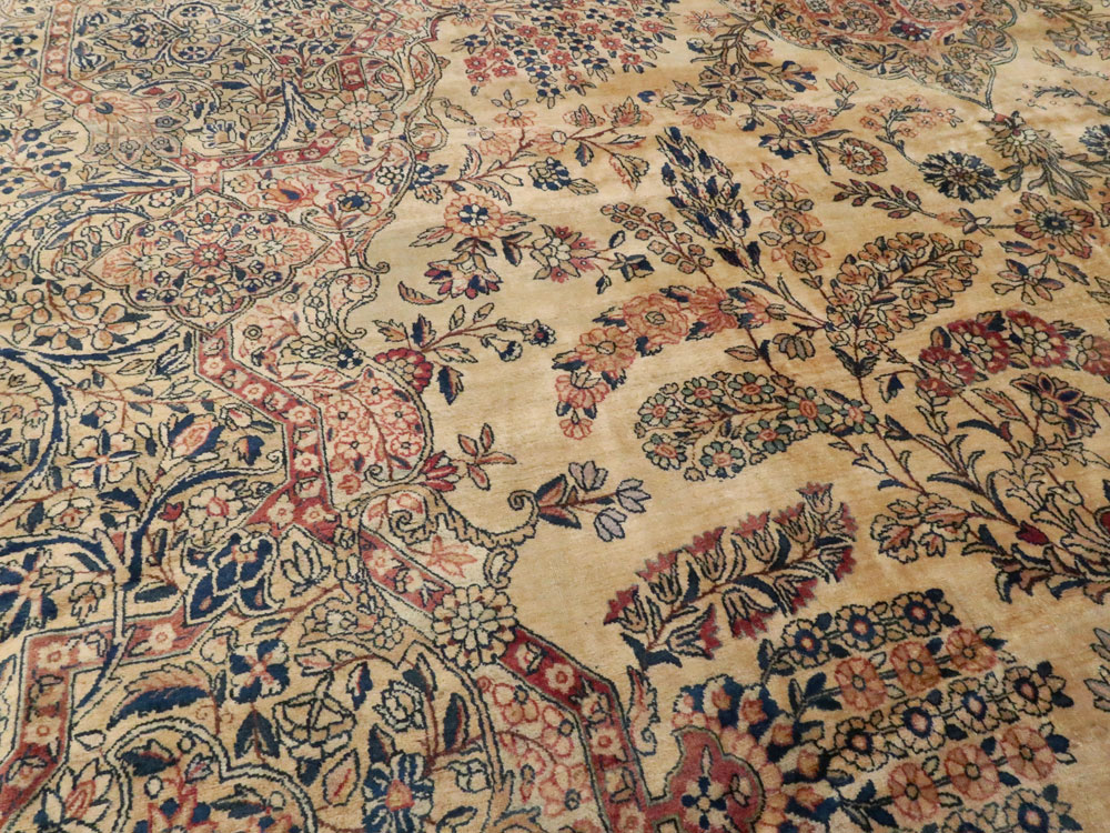 Vintage Persian Kerman Carpet, No.8822 - Gss
