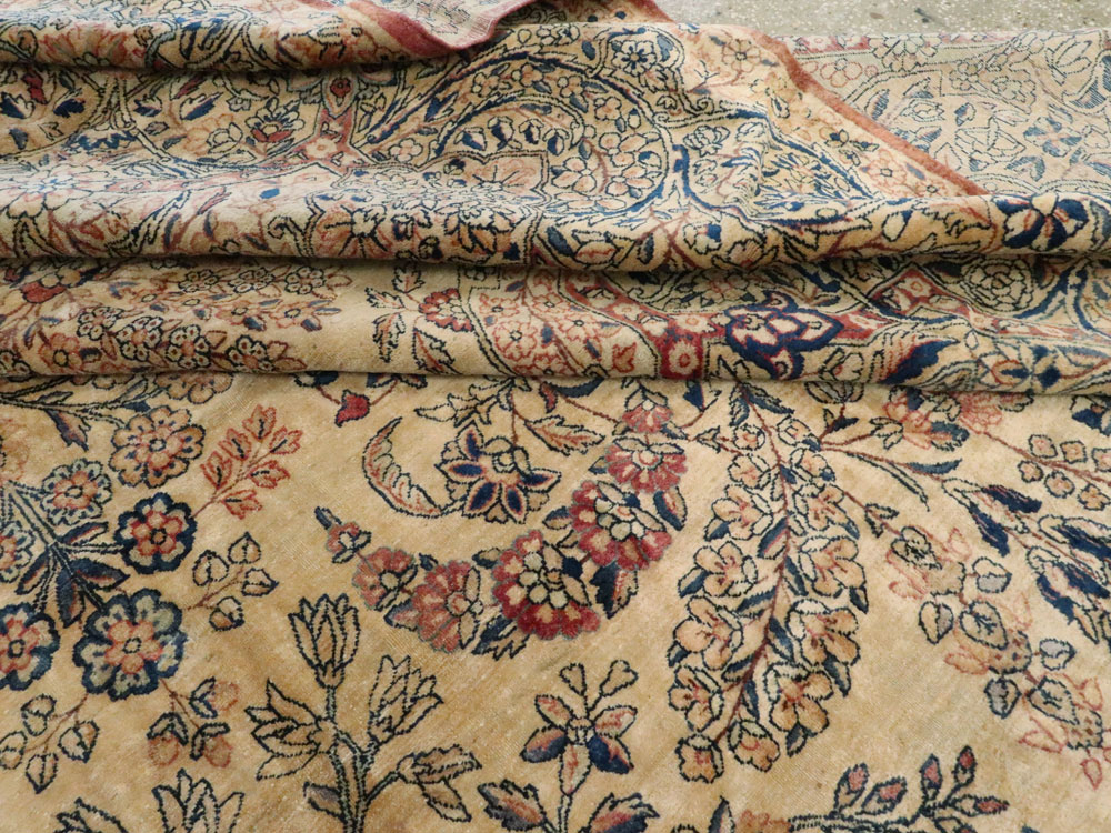 Vintage Persian Kerman Carpet, No.8822 - Gss