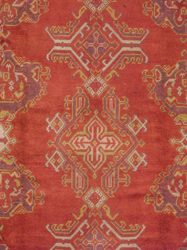 Vintage Turkish Oushak Carpet, No.8831 - Gss