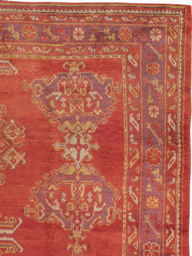 Vintage Turkish Oushak Carpet, No.8831 - Gss