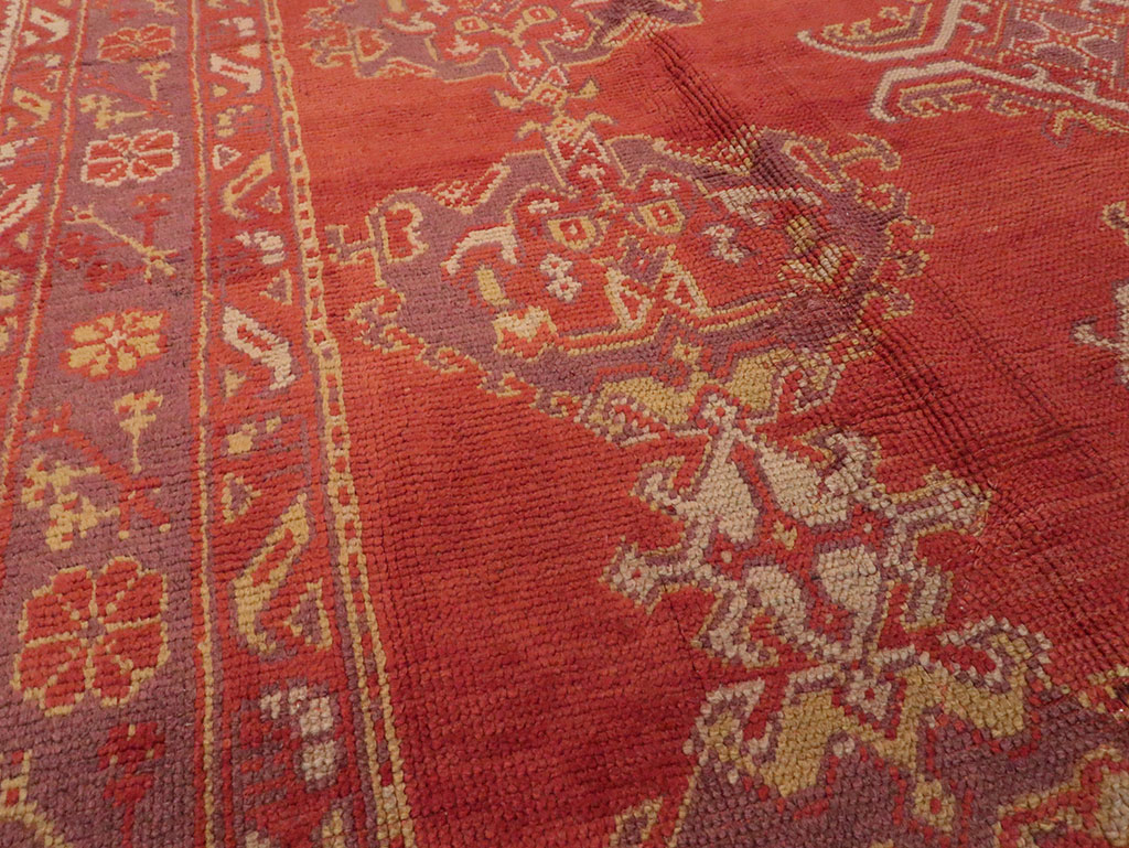 Vintage Turkish Oushak Carpet, No.8831 - Gss