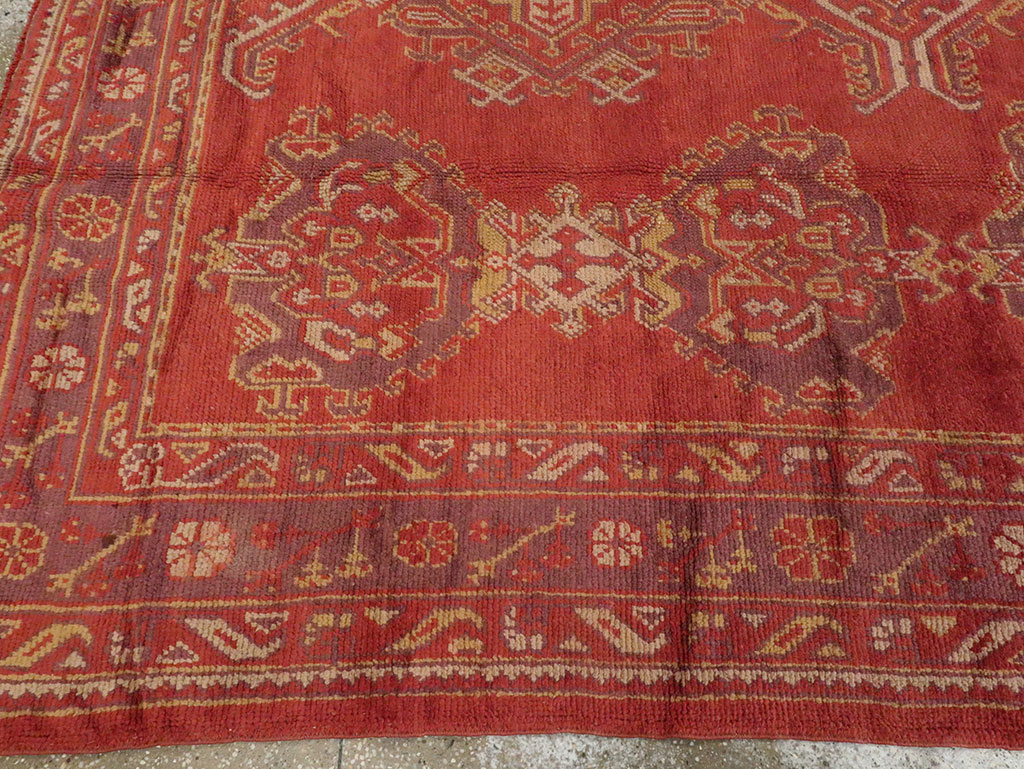 Vintage Turkish Oushak Carpet, No.8831 - Gss