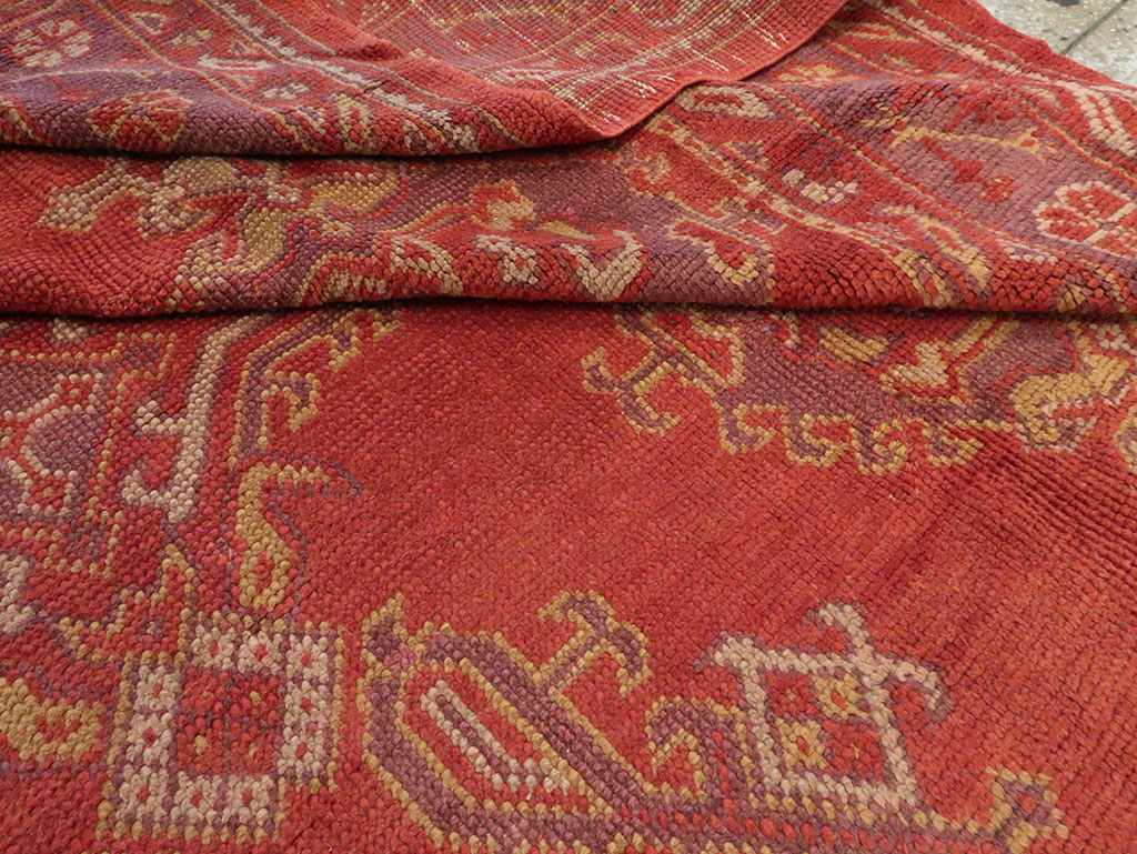 Vintage Turkish Oushak Carpet, No.8831 - Gss
