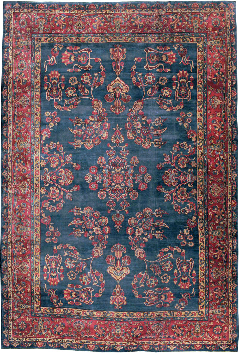 Antique Persian Lavar Kerman Carpet, No.8832 - Gss
