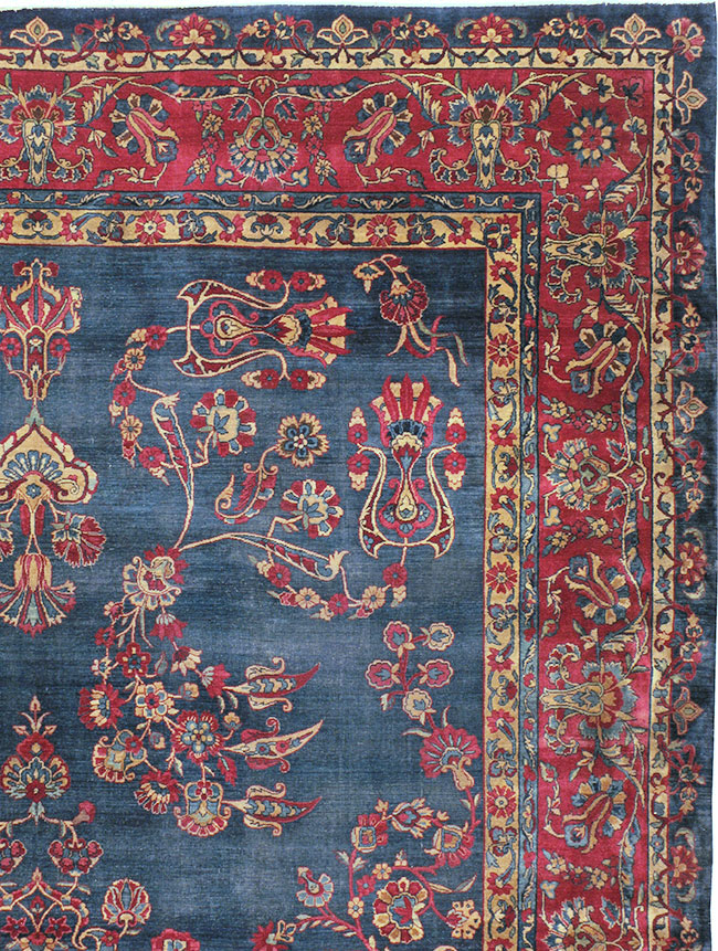 Antique Persian Lavar Kerman Carpet, No.8832 - Gss