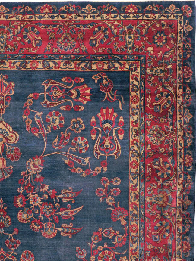 Antique Persian Lavar Kerman Carpet, No.8832 - Gss