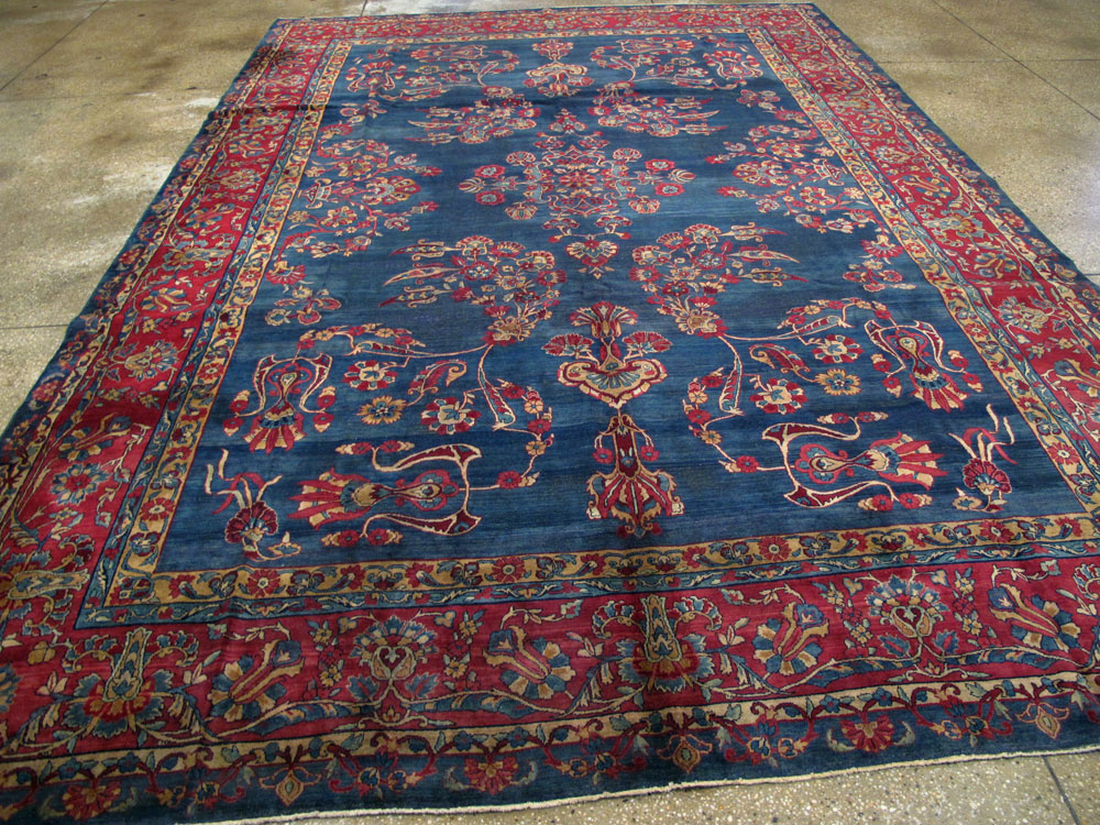 Antique Persian Lavar Kerman Carpet, No.8832 - Gss