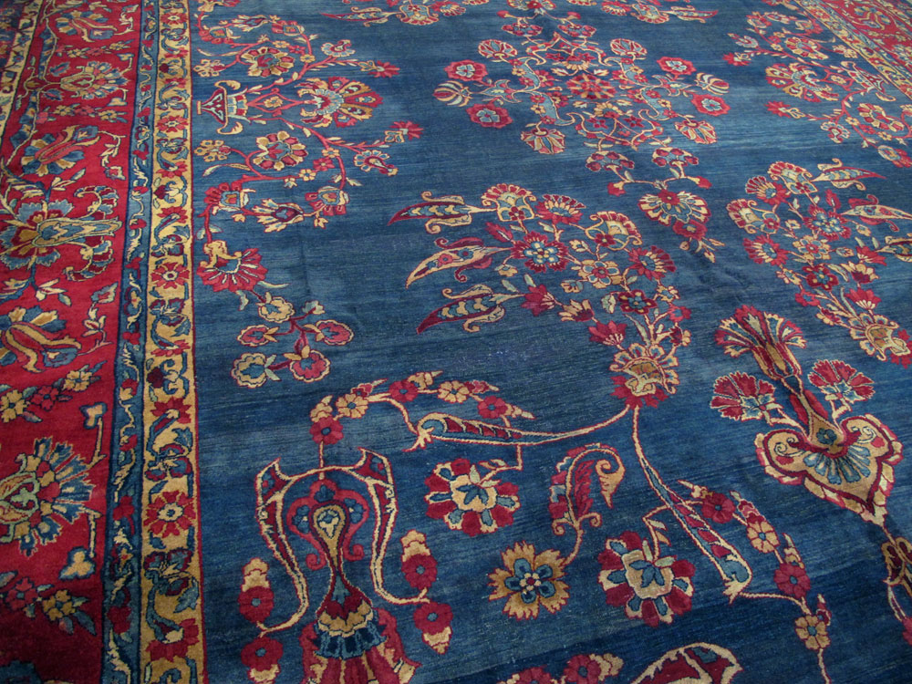 Antique Persian Lavar Kerman Carpet, No.8832 - Gss