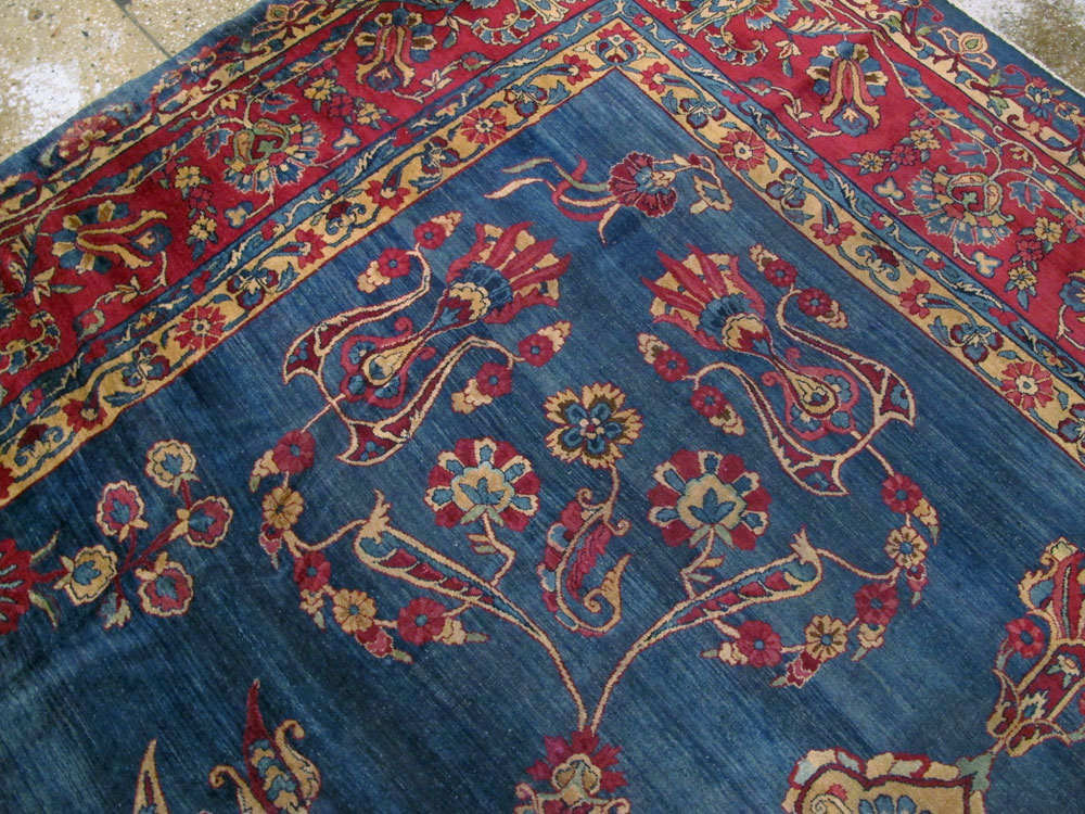 Antique Persian Lavar Kerman Carpet, No.8832 - Gss