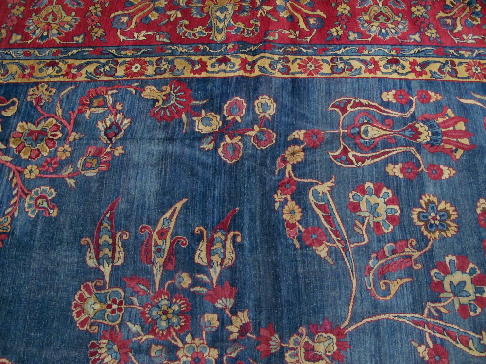 Antique Persian Lavar Kerman Carpet, No.8832 - Gss