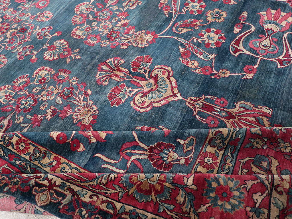Antique Persian Lavar Kerman Carpet, No.8832 - Gss