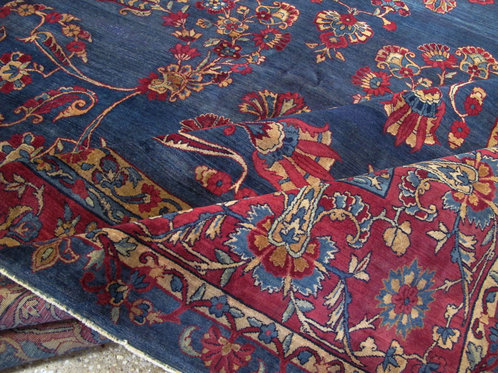 Antique Persian Lavar Kerman Carpet, No.8832 - Gss