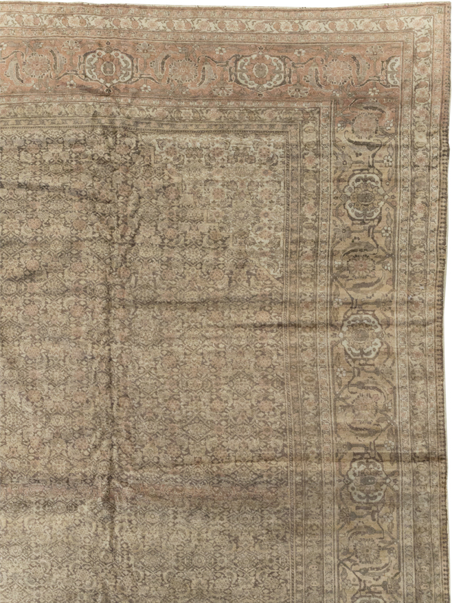 Antique Persian Tabriz Carpet, No.8864 - Gss