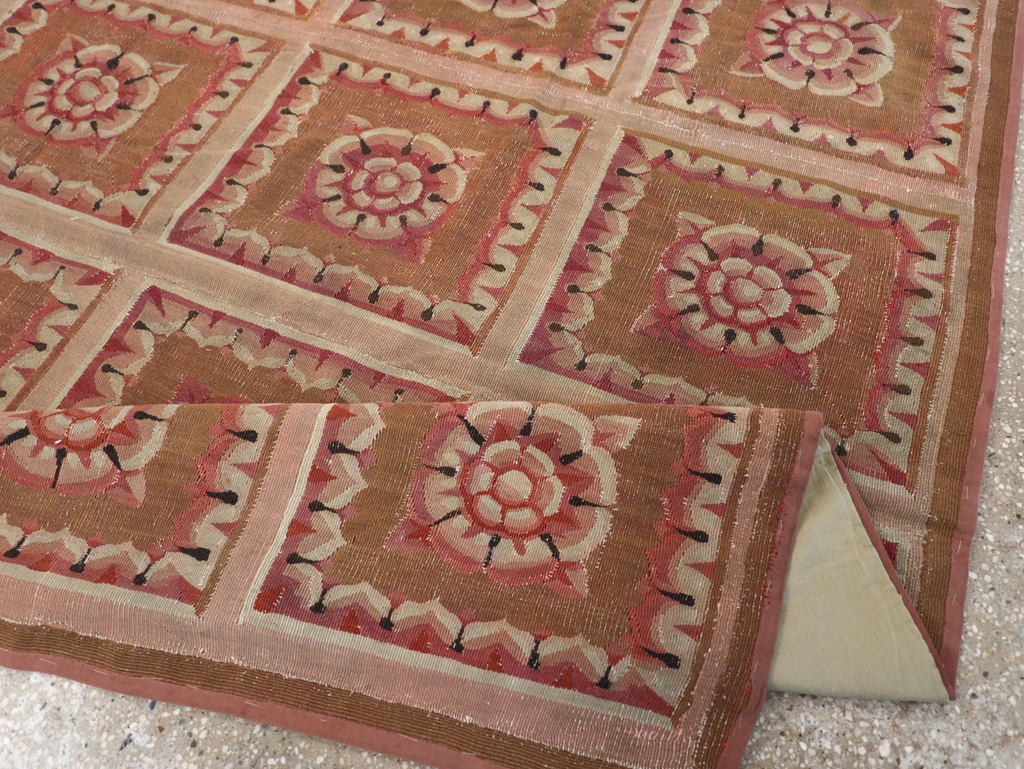 Antique French Aubusson Carpet, No.8882 - Gss