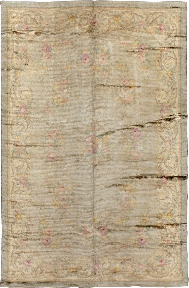 Antique Spanish Savonnerie Carpet, No.8888 - Gss