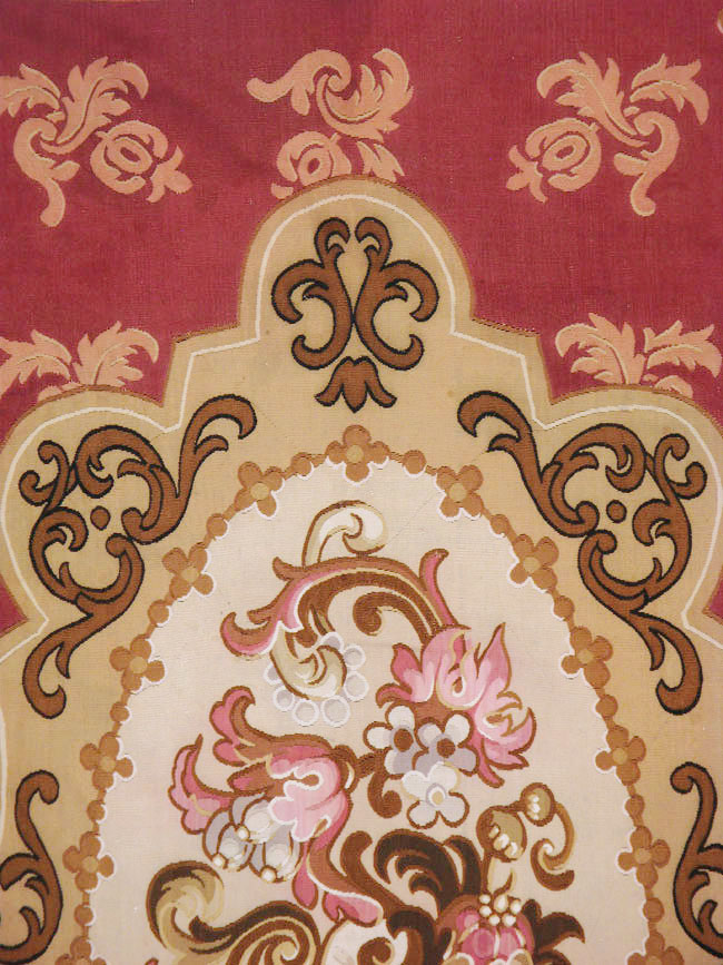 Antique French Aubusson Carpet, No.8890 - Gss