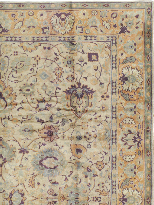 Antique Turkish Oushak Carpet, No.8891 - Gss