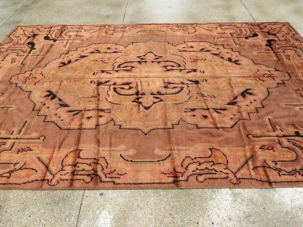 Antique European Art Deco Carpet, No.8907 - Gss