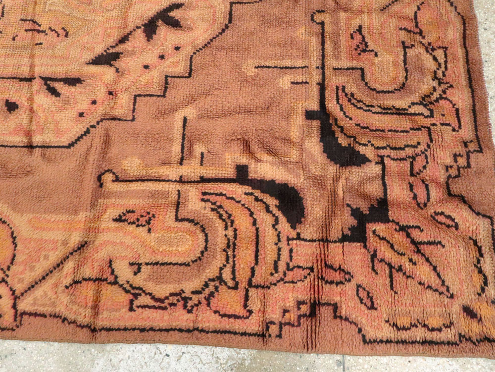 Antique European Art Deco Carpet, No.8907 - Gss