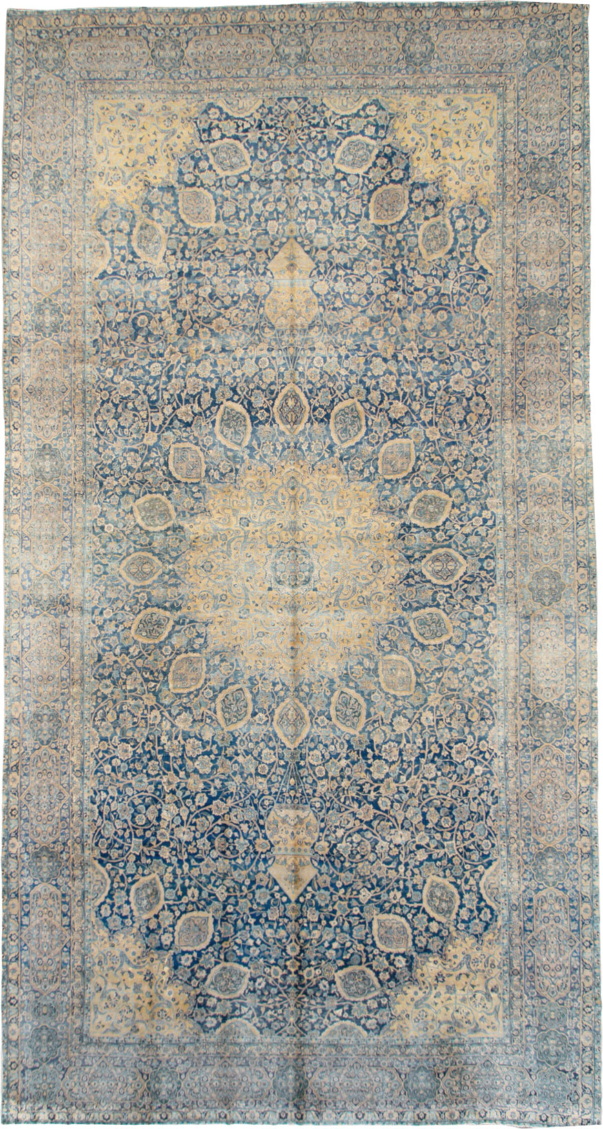 Antique Persian Lavar Kerman Carpet, No.8937 - Gss
