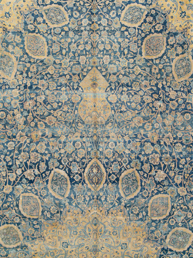 Antique Persian Lavar Kerman Carpet, No.8937 - Gss