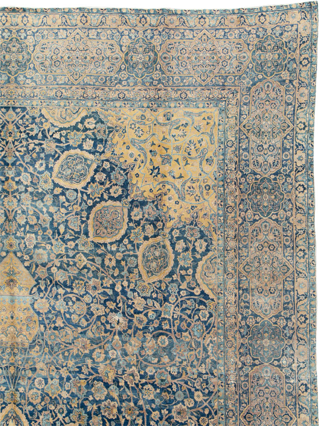 Antique Persian Lavar Kerman Carpet, No.8937 - Gss