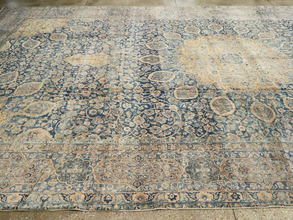 Antique Persian Lavar Kerman Carpet, No.8937 - Gss