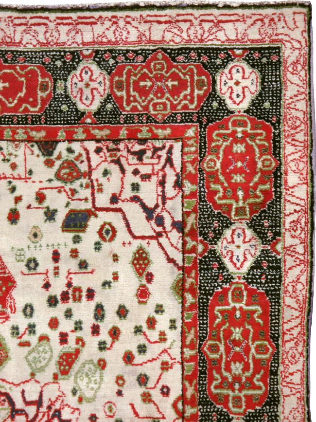 Antique Indian Agra Carpet, No.8951 - Gss