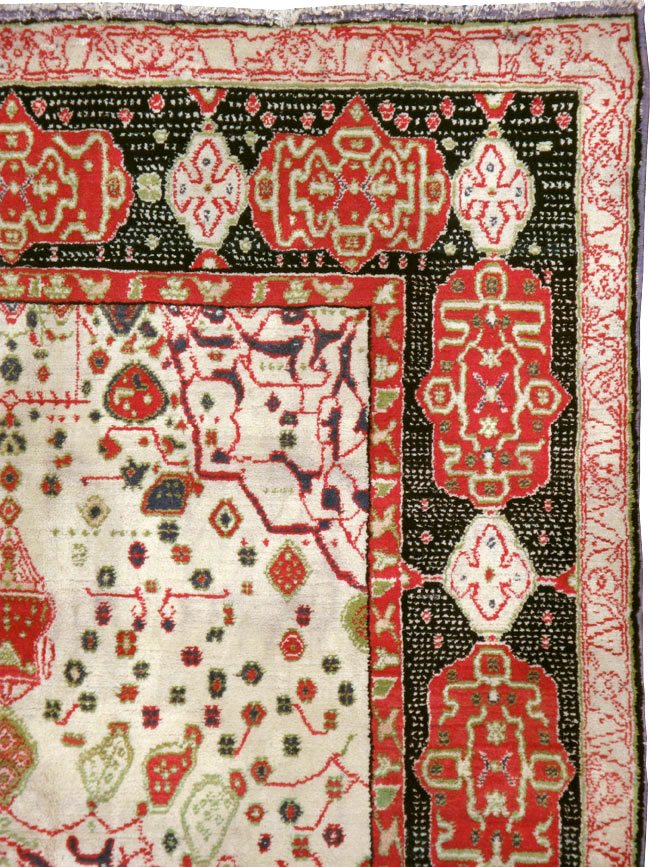 Antique Indian Agra Carpet, No.8951 - Gss