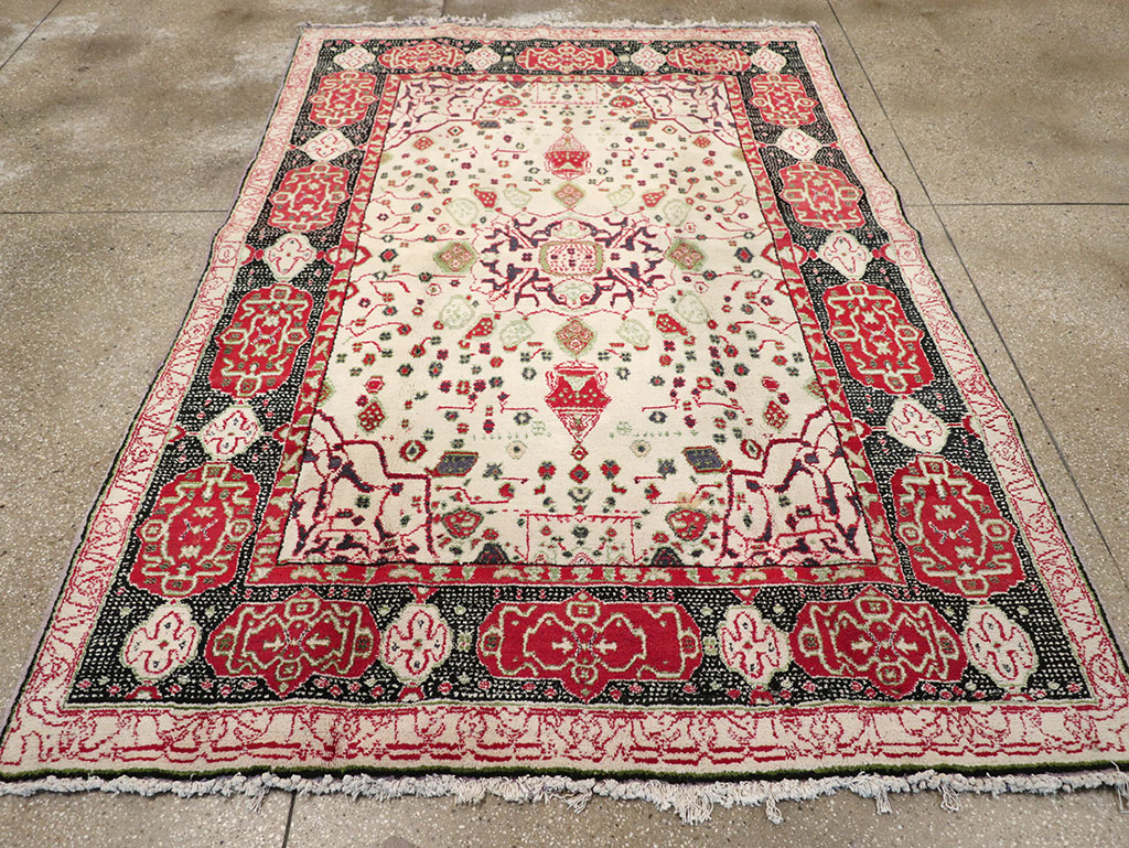 Antique Indian Agra Carpet, No.8951 - Gss