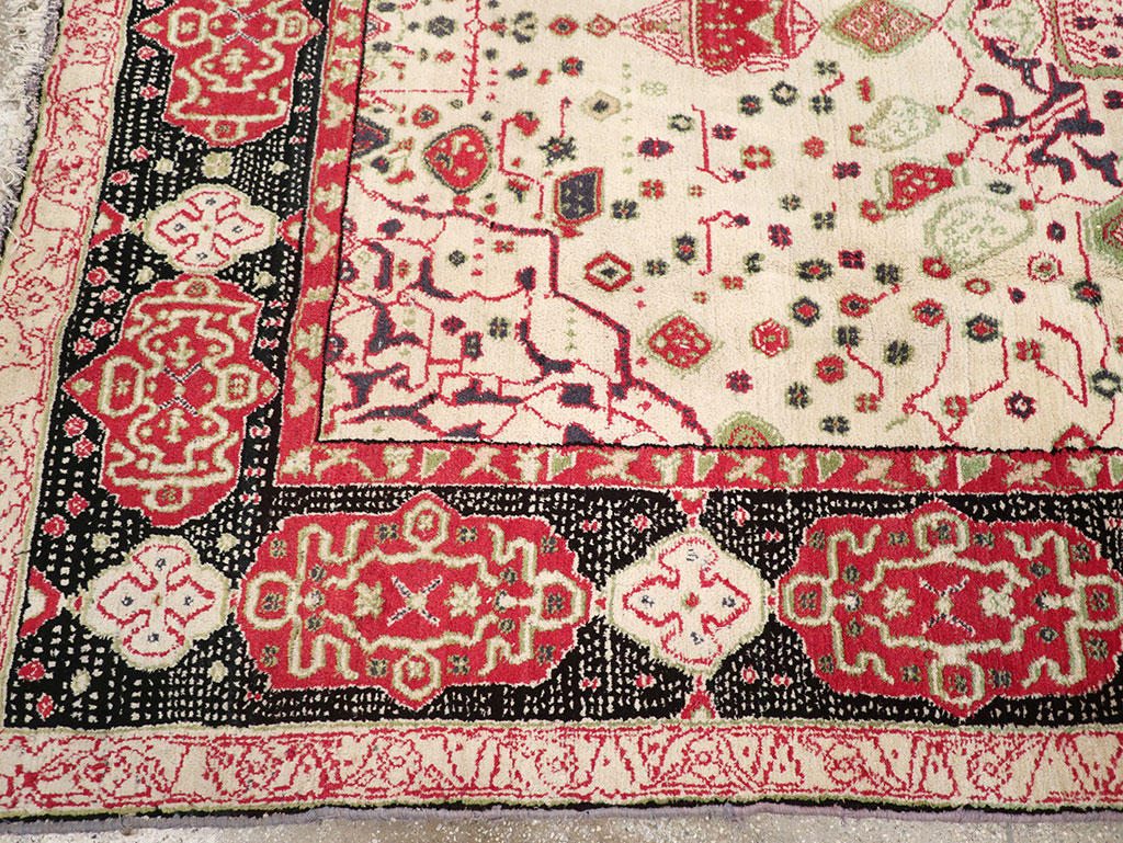 Antique Indian Agra Carpet, No.8951 - Gss
