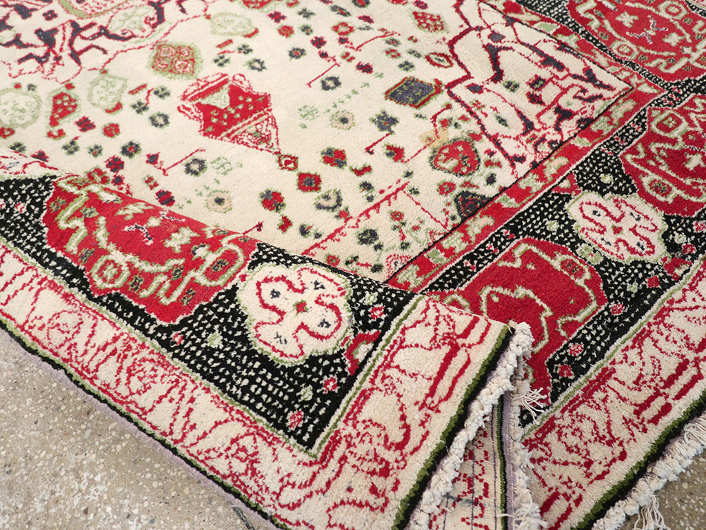 Antique Indian Agra Carpet, No.8951 - Gss
