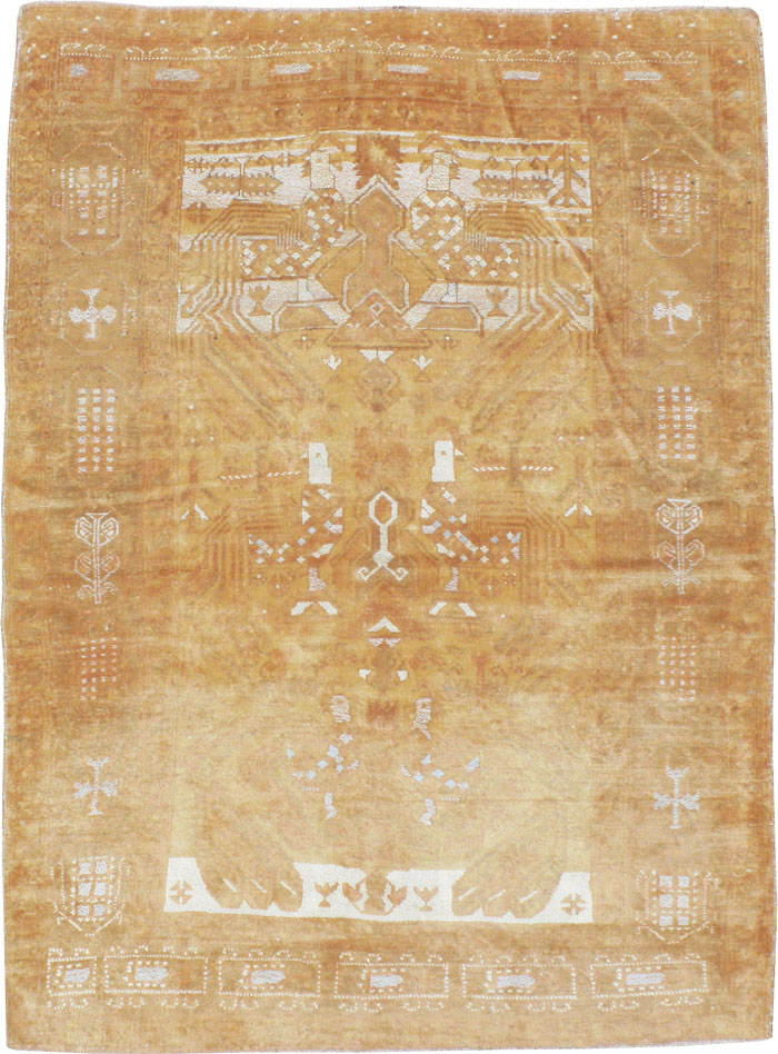 Vintage Afghan Baluch Carpet, No.8966 - Gss