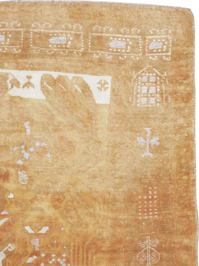 Vintage Afghan Baluch Carpet, No.8966 - Gss