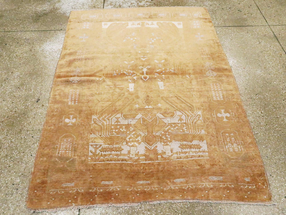 Vintage Afghan Baluch Carpet, No.8966 - Gss