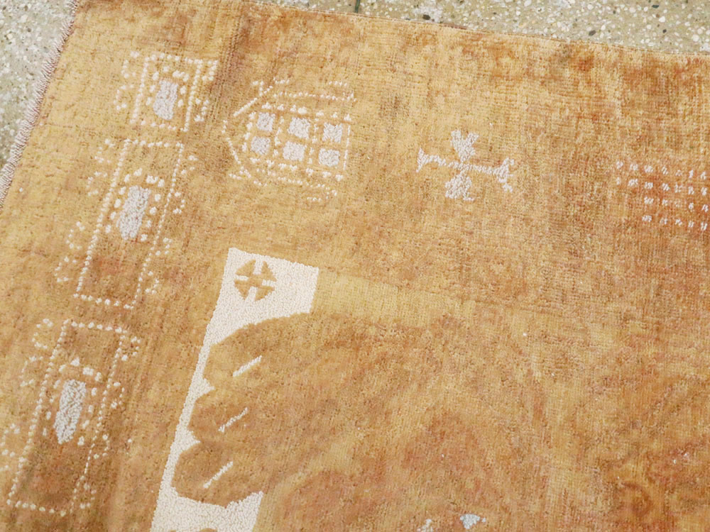 Vintage Afghan Baluch Carpet, No.8966 - Gss