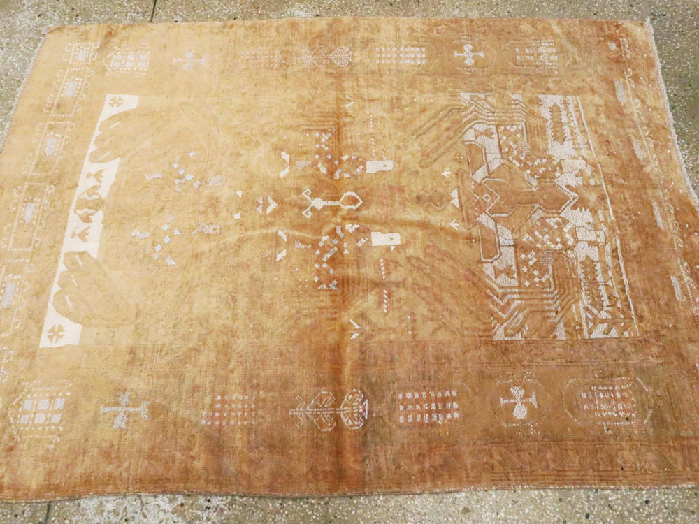 Vintage Afghan Baluch Carpet, No.8966 - Gss